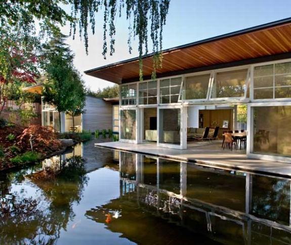 Casa de pe lac. Proiecte eco