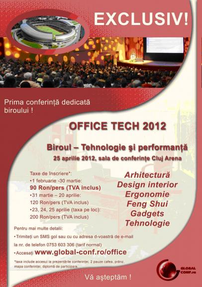 Office Tech 2012. Prima conferinta dedicata tehnologiei la birou