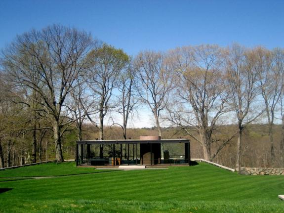 Casa din sticla. Philip Johnson