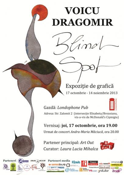 Expozitia de grafica Blind Spot - Voicu Dragomir