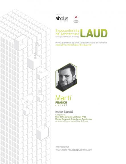Primul eveniment de landscape architecture din Romania | Invitat special: Marti Franch