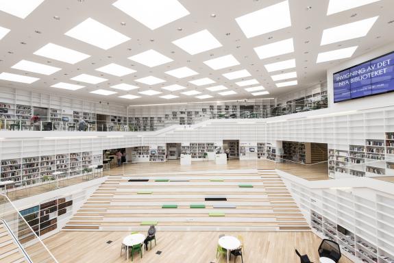 Biblioteca media Dalarna din Falun, Suedia